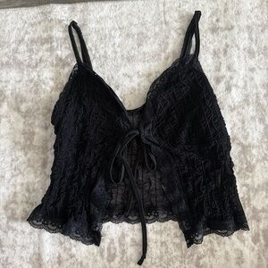 Elegant Black Lace Bralette